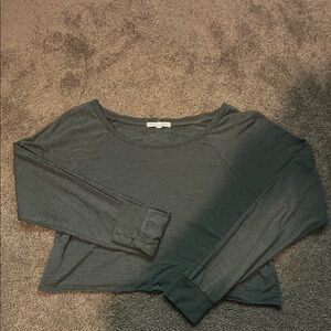 Threads 4 Thought Dark Gray Long Sleeve Top